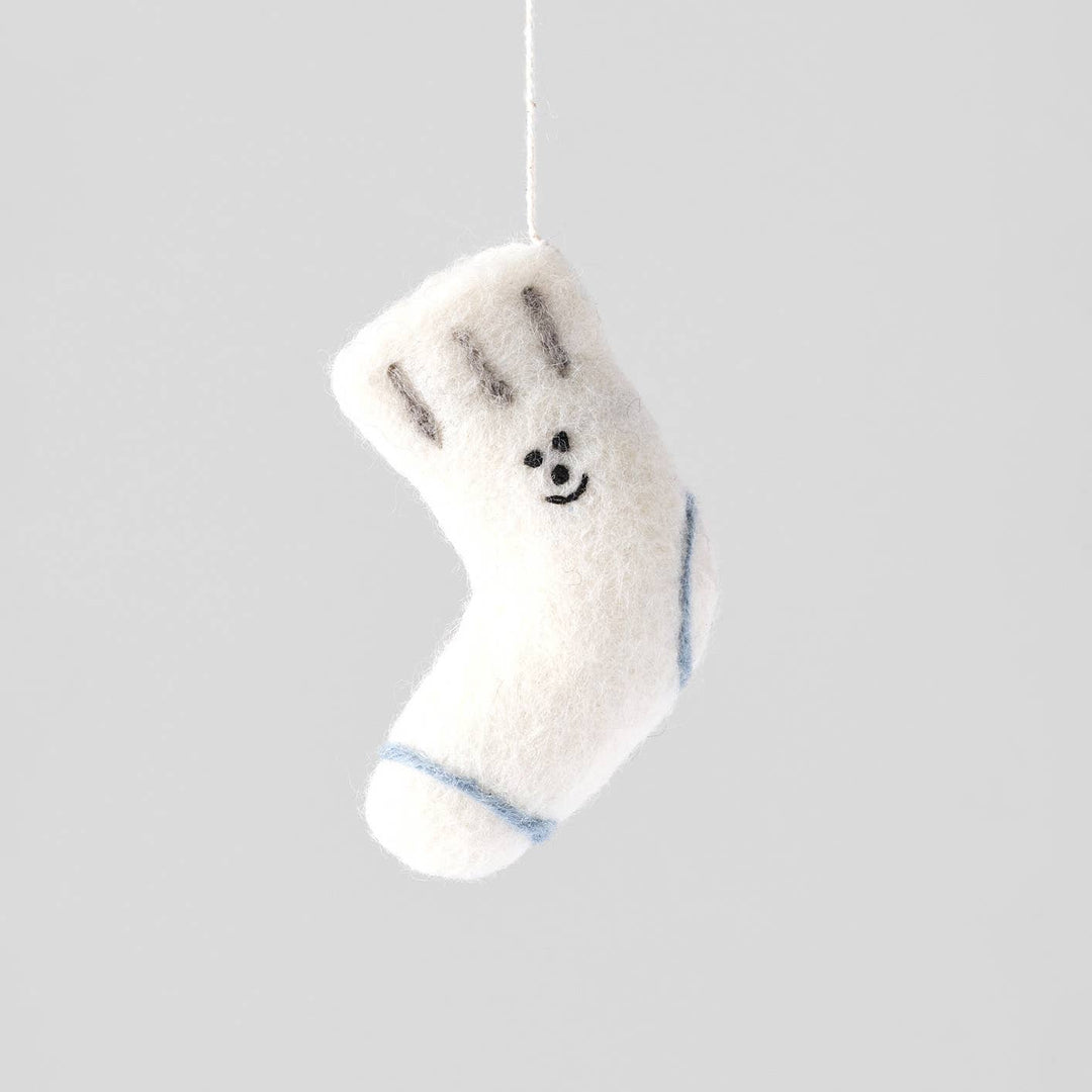 Socks Hanging Felt Ornament