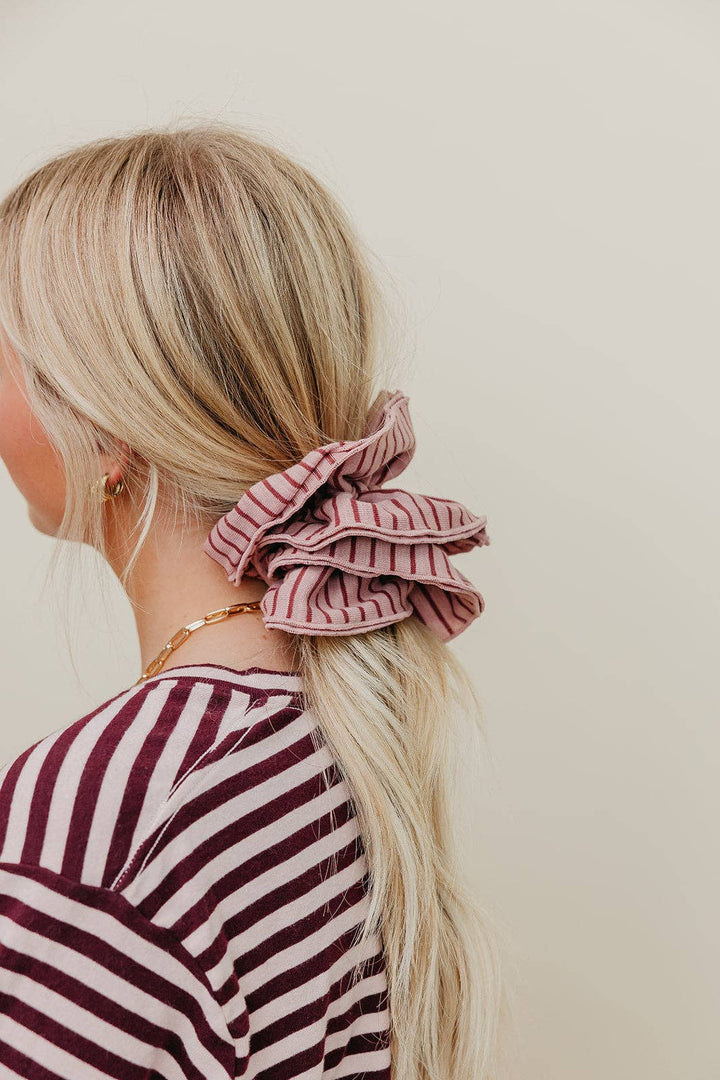 STRIPED CORSET SCRUNCHIE KX17