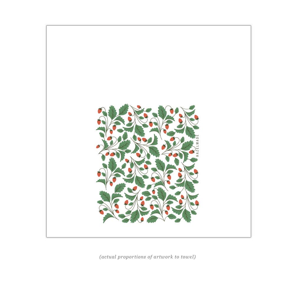 Strawberries Tea Towel / Kitchen Decor / Midwest Made HM106