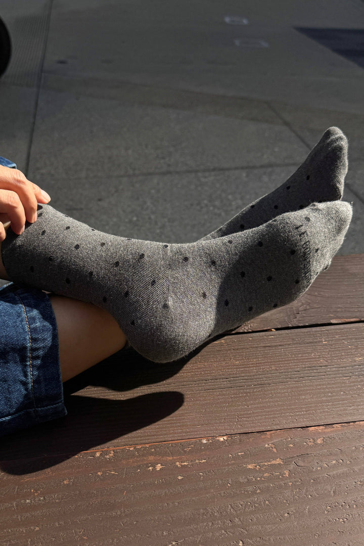 Polka Dot Sneaker Socks