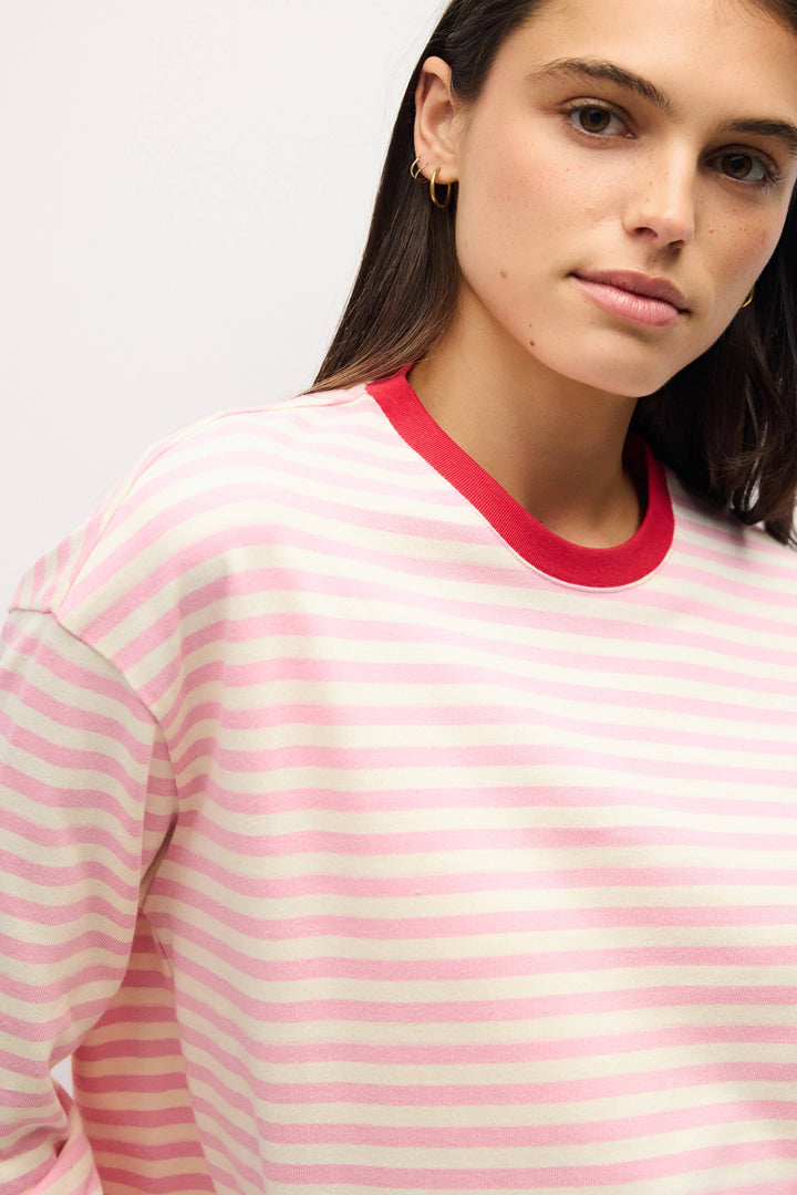 The Jessie Top | Striped Long Sleeve T-Shirt A674