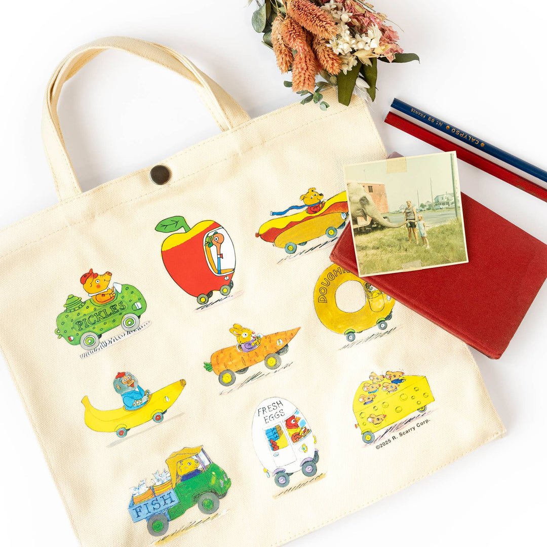 3P4 x Richard Scarry® - Busy Town Market Tote SC652