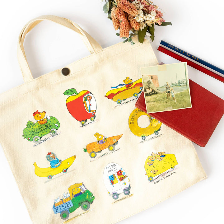 3P4 x Richard Scarry® - Busy Town Market Tote SC652
