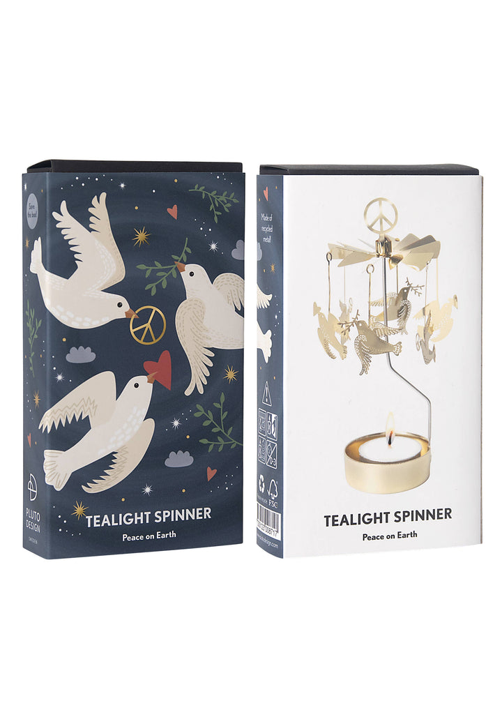 Peace on Earth Rotary Candleholder