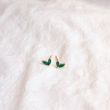 Load image into Gallery viewer, The Green Winged Earrings NC235