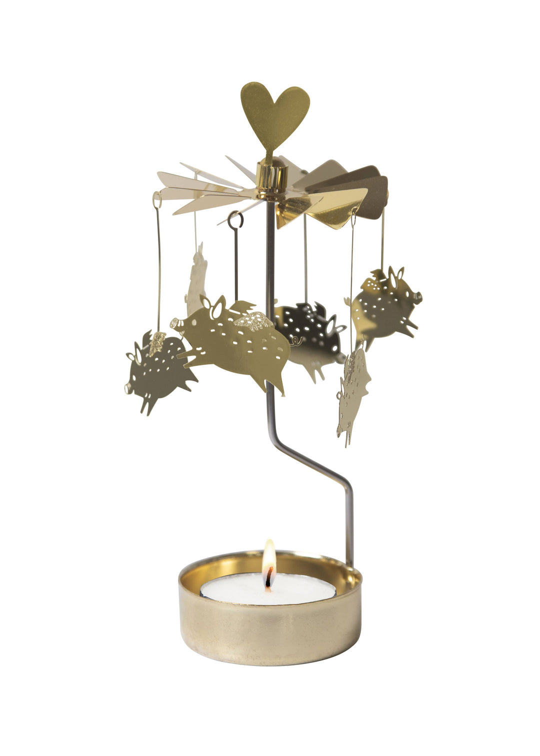 Rotary Candleholder, Hogs