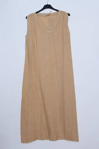 Sleeveless Short Dresses in 100% Linen REF. 10090