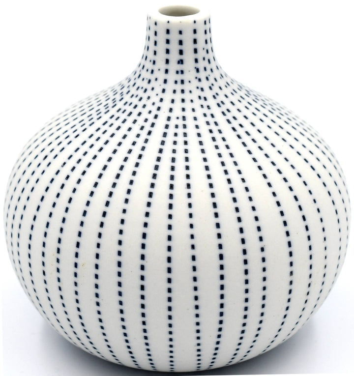 524W26 CONGO TINY L-Handcrafted Porcelain Bud Vase