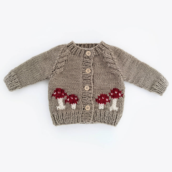 Mushroom Pebble Cardigan Sweater Baby &amp; Toddler
