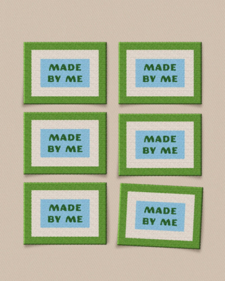 Made By Me Large Garment Labels