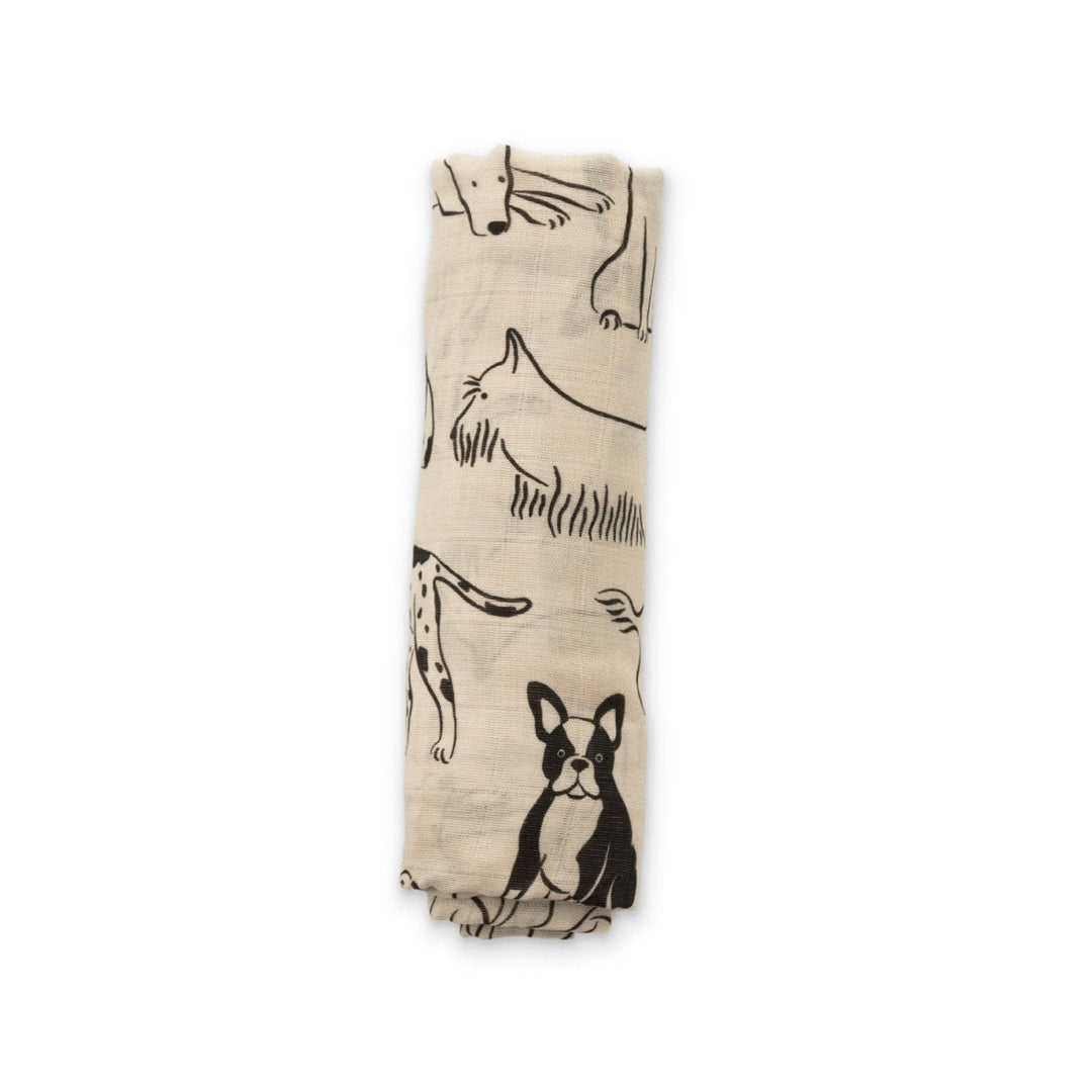 Good Dog Muslin Swaddle Blanket EL22