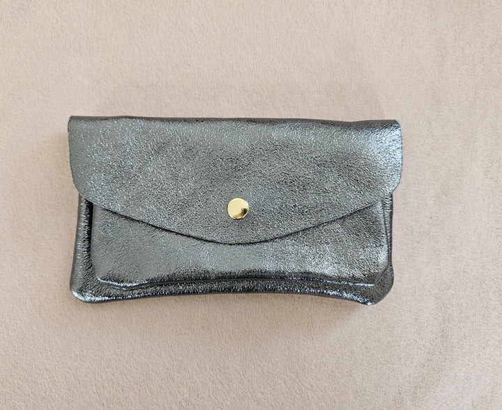 Kangaroo double pocket cowhide leather wallet: Fir RM35