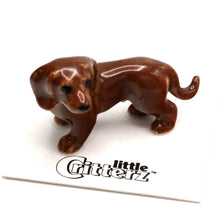 Load image into Gallery viewer, Julie Red Dachsund Porcelain Miniature