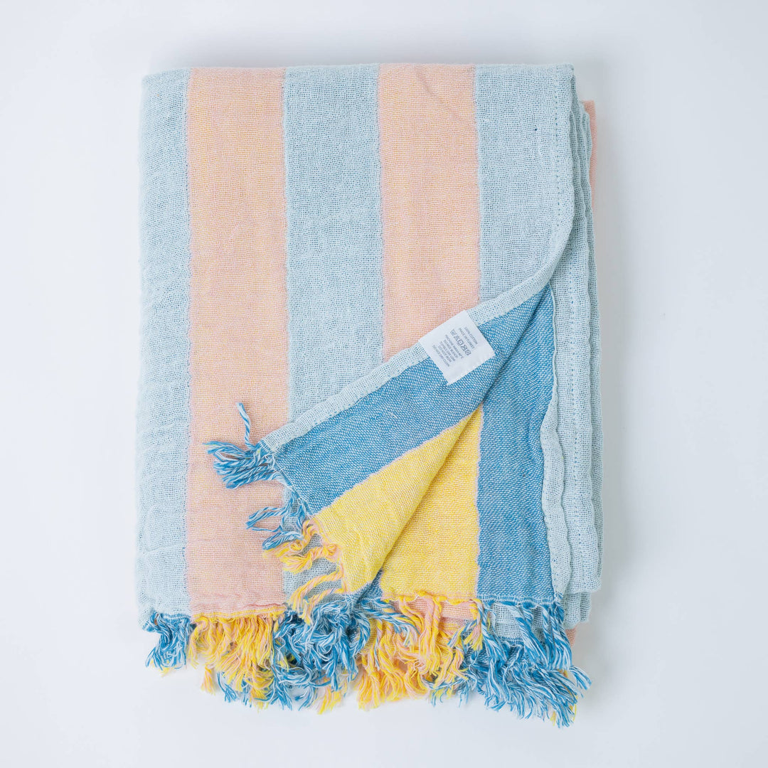 Muslin Striped Turkish Towel