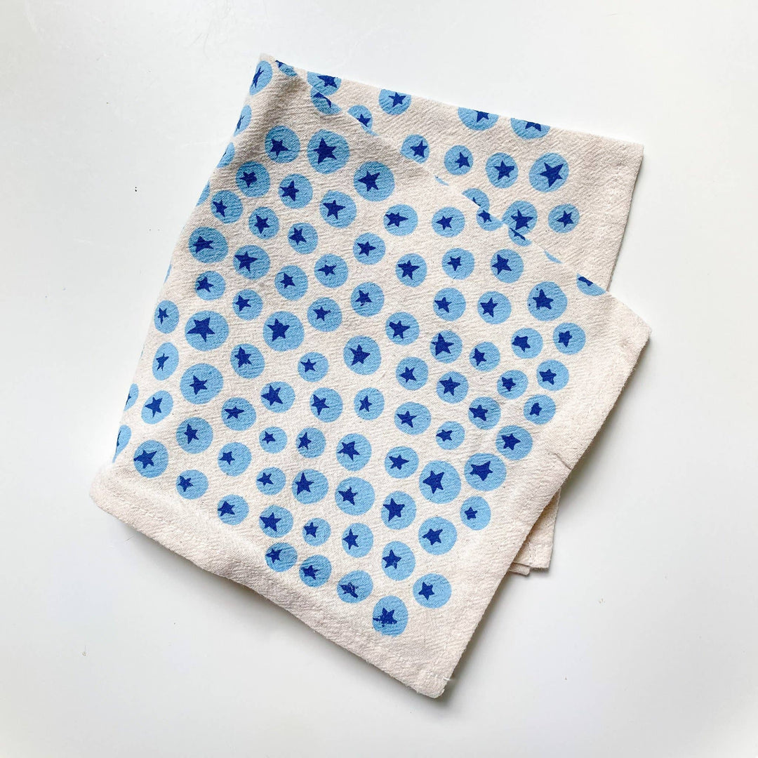 Hand Printed Natural Cotton Cloth Napkins BB22