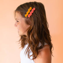 Load image into Gallery viewer, Wavy Hair Clips | Guava