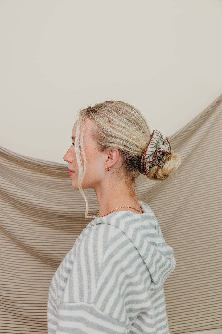 STRIPED CORSET SCRUNCHIE KX17