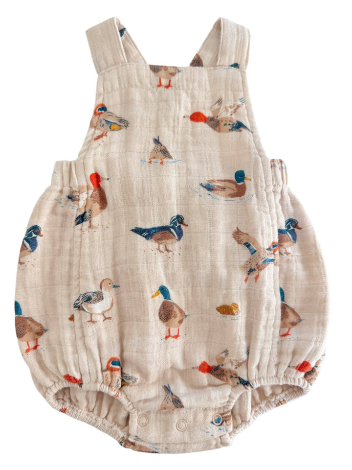 Ducks / Muslin Retro Sunsuit SIIX9