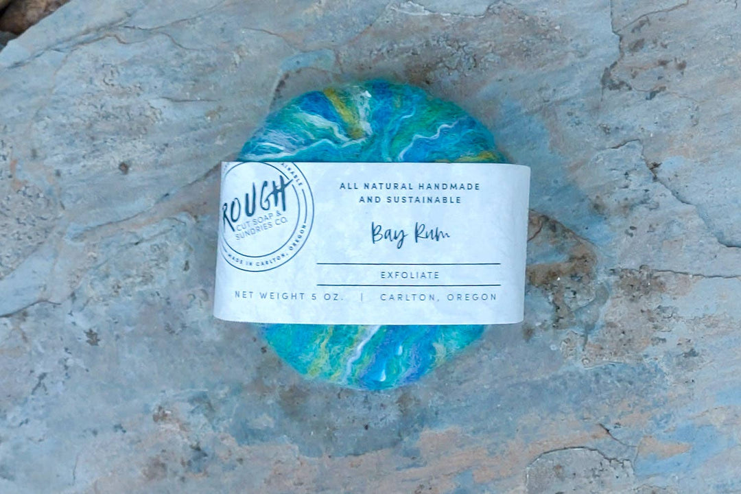 Felted Handcrafted Artisan Rough Cut Soap