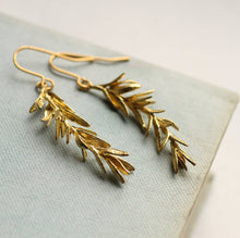 Load image into Gallery viewer, Rosemary Leaf Earrings SP01