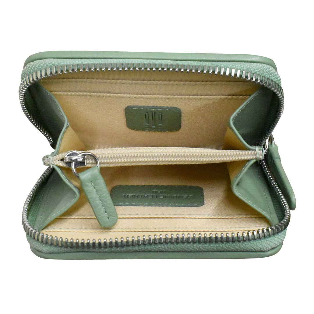 7104 CHECKERBOARD ZIP AROUND WALLET LL223
