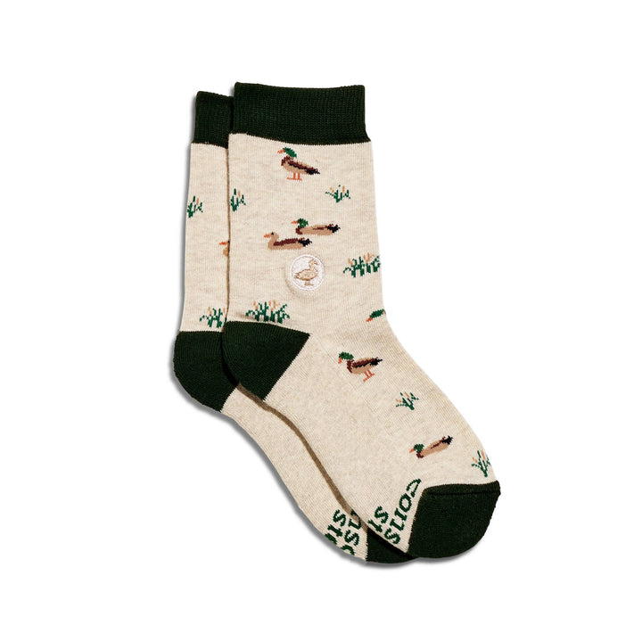 Kids Socks that Protect Ducks | Organic Cotton Kids Socks