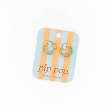 Load image into Gallery viewer, Turquoise Hoop PP889