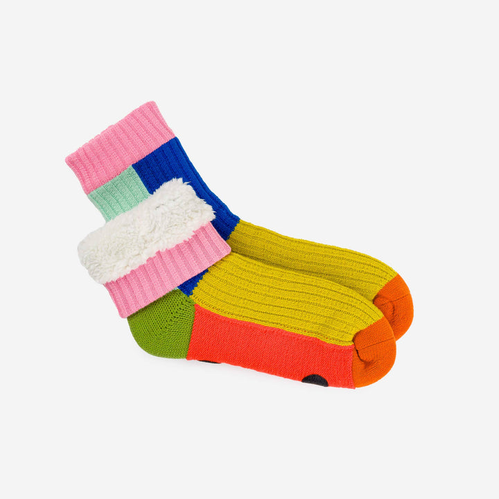 Kaleidoscope Knit House Socks VR534