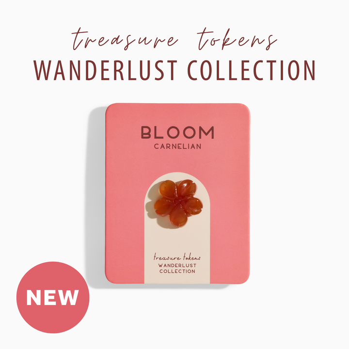 Carnelian Crystal Hibiscus | Treasure Tokens: Bloom