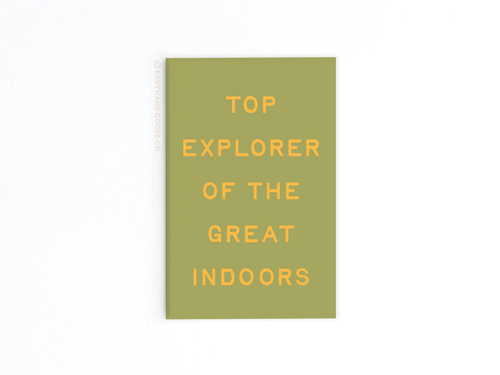 Top Explorer of the Great Indoors Refrigerator Magnet