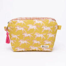 Load image into Gallery viewer, Horses Quilted Zipper Pouch