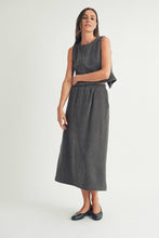 Load image into Gallery viewer, CORDUROY CASUAL MIDI SKIRT