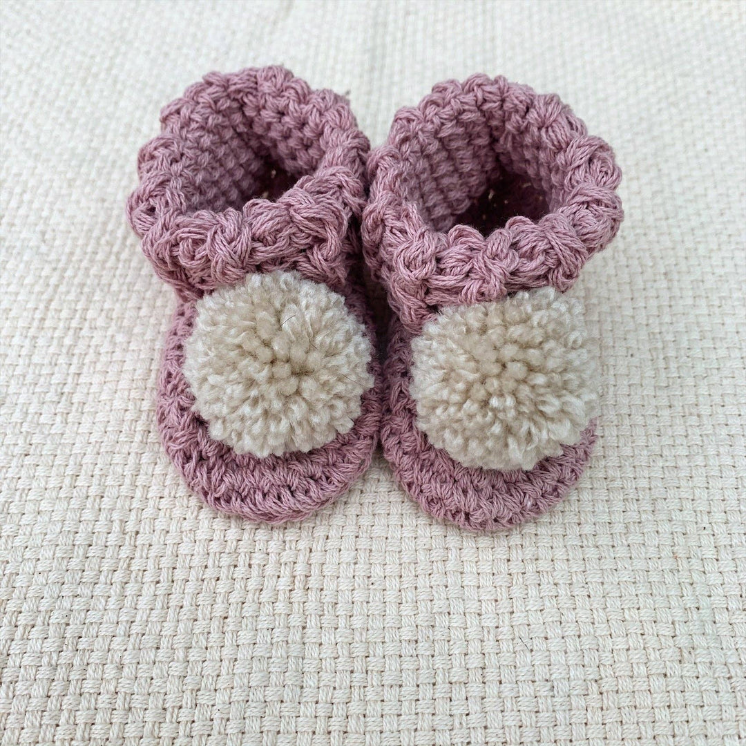 pom pom booties