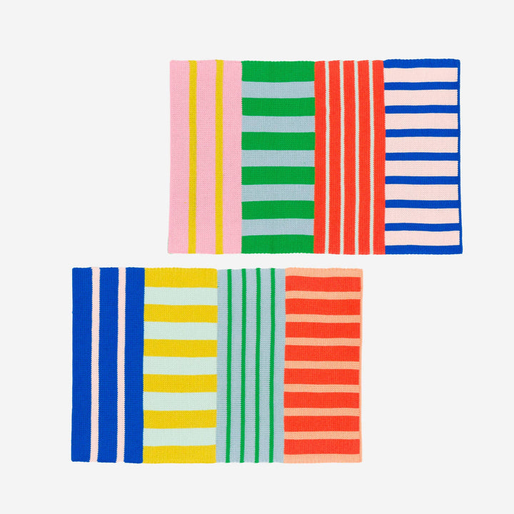 Patchwork Stripe Placemat Set VRP22