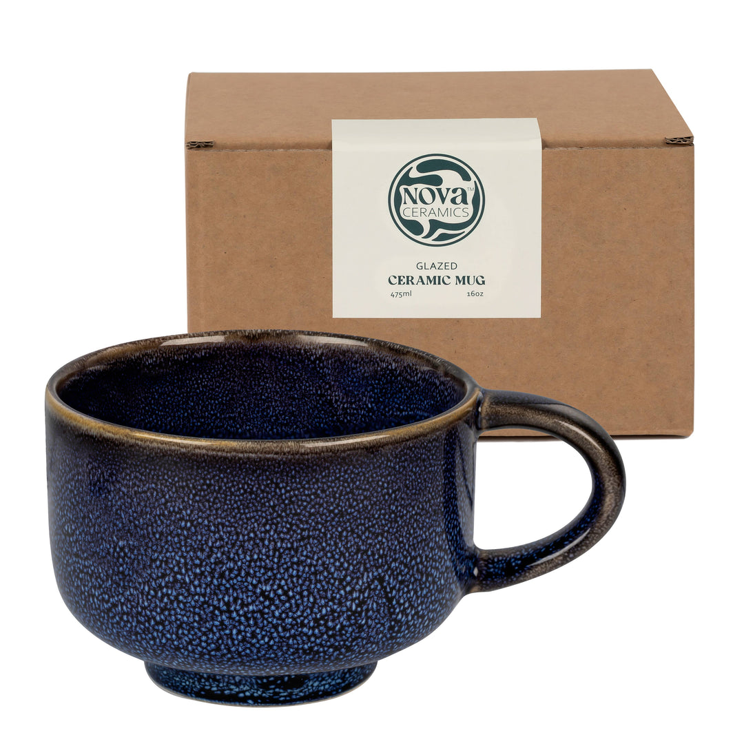 Abyss Handmade Ceramic Mug 16oz | Stoneware Coffee Mug NV55