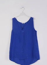 Load image into Gallery viewer, Lea &amp; Luc 100% Linen Tank Top REF. 38009