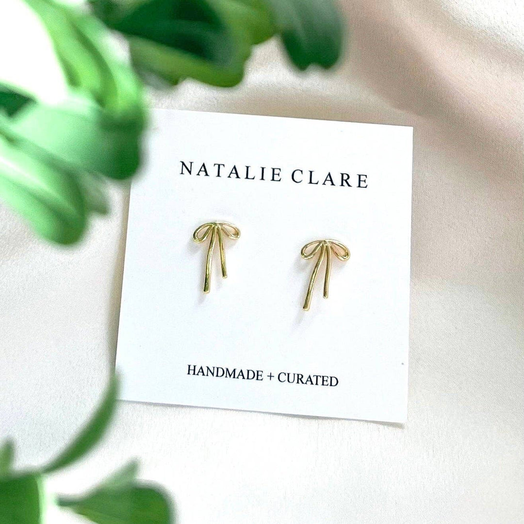 The Ribbon Earrings Silver