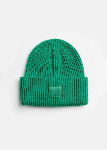 Adult Mad Hatter Ribbed Knit Beanie - Kelly Green AW24