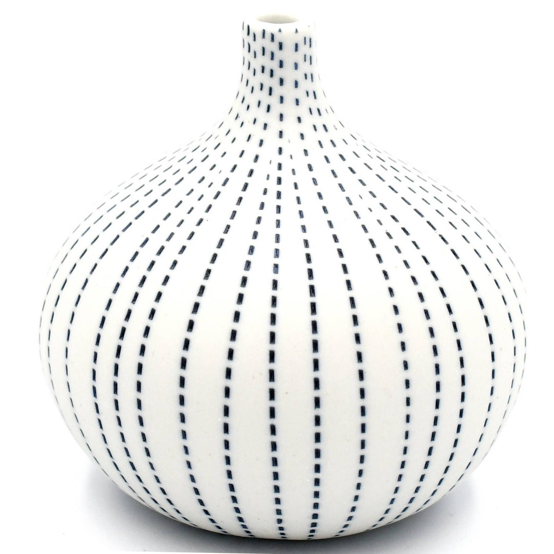 192W26 CONGO TINY S-Handcrafted Porcelain Bud Vase