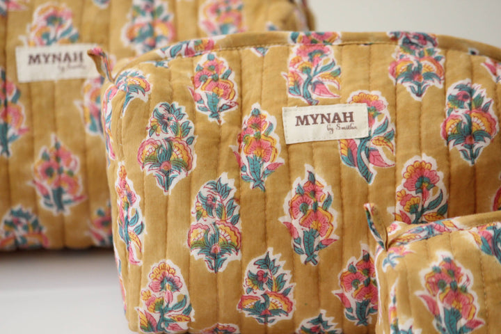 Henna motif print travel/makeup/organizer/wet bag MH875
