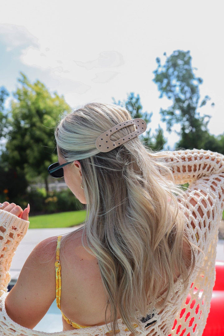 POLKA DOT OVERSIZED LAY DOWN CLAW KX24