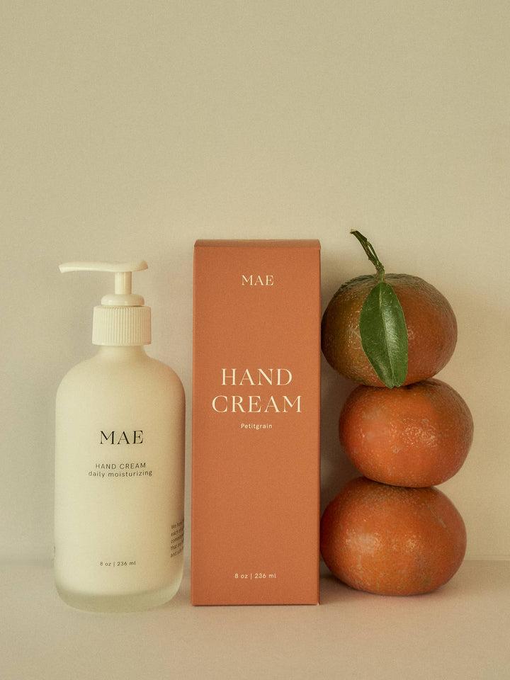 Petitgrain Moisturizing Hand Cream - Vegan, Essential Oil