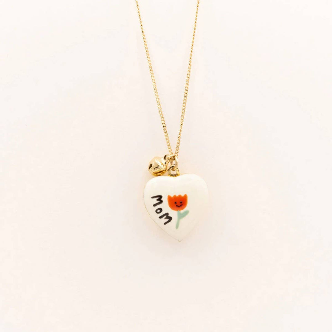 Heart Locket Photo Necklace Gold ACC10