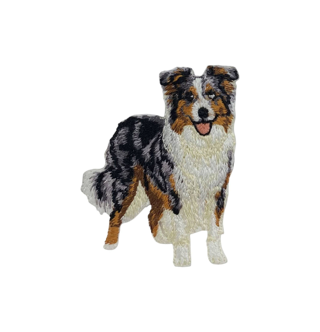 Australian Shepherd Dog, Puppy, Pets, Iron on Patch IR