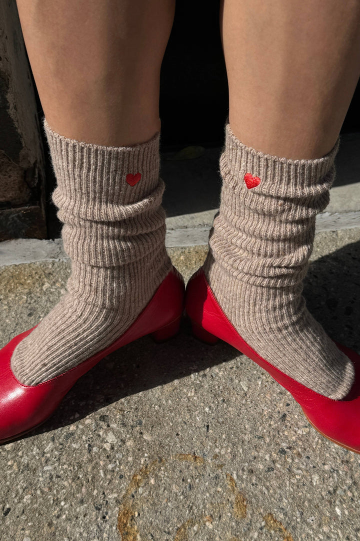 Embroidered Snow Socks