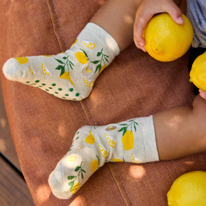 Kids Socks that Plant Trees | Lemons - Organic Cotton Socks
