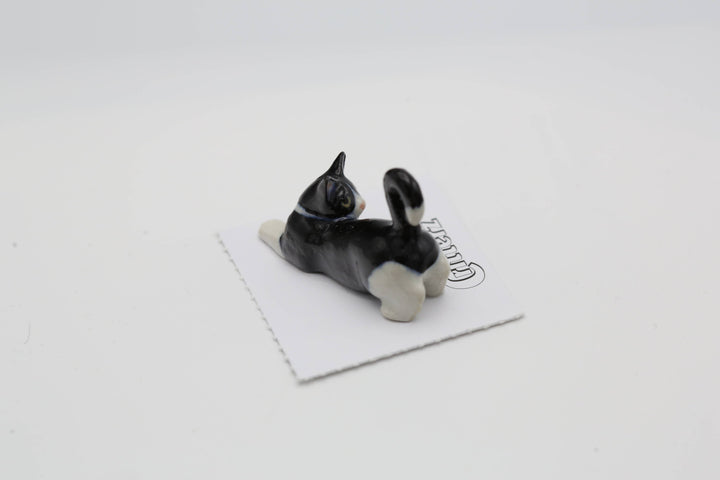 Chessie Tuxedo Kitten Porcelain Miniature