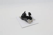 Load image into Gallery viewer, Chessie Tuxedo Kitten Porcelain Miniature