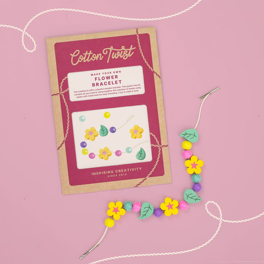 Make Your Own Flower Bracelet UKCA6