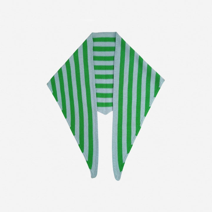 Simple Stripe Triangle Scarf VR510